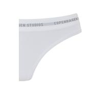 String COPENHAGEN STUDIOS, Damen, Gr. XL (42), weiß, Single Jersey, Obermaterial: 50% Modal (TENCEL), 45% Baumwolle, 5% Elasthan (LYCRA), unifarben, körpernah, Unterhosen, mit elastischem Logobund (46
