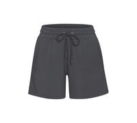 Sweatshorts COPENHAGEN STUDIOS, Damen, Gr. 40/42, N-Gr, grau (dunkelgrau), Sweatware, Obermaterial: 54% Modal, 40% Polyester, 6% Elasthan, unifarben, casual, bequem ca. Mitte Oberschenkel, Hosen, aus 