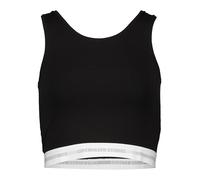 Achseltop COPENHAGEN STUDIOS, Damen, Gr. S (36), N-Gr, schwarz-weiß (schwarz), Single Jersey, Obermaterial: 50% Modal (TENCEL™), 45% Baumwolle, 5% Elasthan, unifarben, tiefer Rundhals, Unterhemden, mi