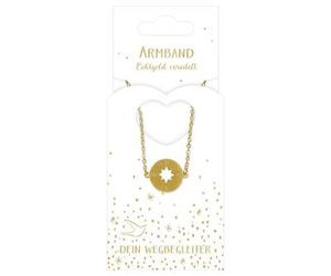 COPPENRATH 94618 Kompass-Armband, vergoldet
