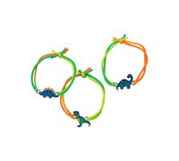 Coppenrath Stimmungsarmband - Dino Friends | Accessoires Kinder für Kinder | Grün / Orange one size