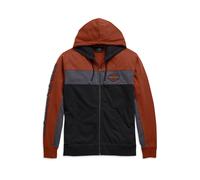Copperblock Hoodie Herren Sweatshirt, L L schwarz grau orange