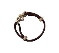 COPPERTIST.WU Messing Schlange Seil Armband Milan/geflochtene Seil einstellbar bunte handgemachte Geschenke für Männer Frauen, 20 Farben, M/L (Baum Boa - Milan Seil)