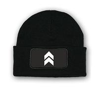 Copytec Mütze/Beenie - Oberfeldwebel OFw Unteroffizier mit Portopee Dienstgrad Abzeichen BW Bundeswehr Winter - #10344 m