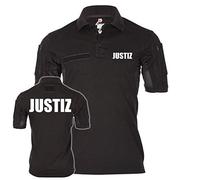 Copytec Tactical Polo Justiz Gericht Beamter JVA Bekleidung Gefängnis Einsatz #22795, Größe:M, Farbe:Schwarz