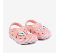 COQUI Clogs Lindo - Baby Pink Rainbow + Amulet, Gr. 28/29
