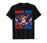 Coqui Pride Parade im Boricua-Design aus Puerto Rico T-Shirt