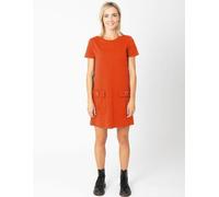 CORA happywear Damen Kleid aus Bio-Baumwolle "Marion" I Molten Lava Rot red L