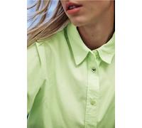 Street One Studio Langarm-Cord-Hemdbluse Damen V-Ausschnitt 100% Baumwolle Gr. 44 flare grün