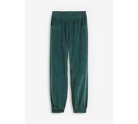 Cordhose BONPRIX, Damen, Gr. 48, N-Gr, grün (mattgrün), Obermaterial: 98% Baumwolle, 2% Elasthan, loose fit, Hosen Cordhose, aus Baumwoll-Mix, mit großen Eingrifftaschen, lockere Passform (73485811-48