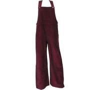 Cord-Latzhose, Boho Overall, Jumpsuit aus Baumwolle, weinrot, L/XL