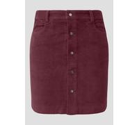 Cord-Minirock mit Knopfleiste 44 rot 2172057.3900.44