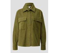 Cord-Overshirt mit Brusttaschen 34 grün 2170002.7504.34