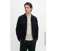 Cord-Overshirt regular blau M