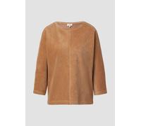 Cord-Shirt mit Teilungsnaht und Fledermausärmeln 34 braun 2170099.8486.34