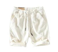 Cord Shorts Herren Kurz Cordshorts Corduroy Kurze Hosen Herren-Trainings-Shorts Mit Taschen athletischer Jogger Kurze Shorts Loose Beach Short Cargoshorts Einfarbig Vintage Sportshorts Laufshorts