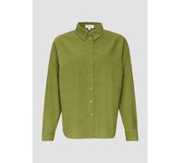 Cordbluse im Relaxed Fit mit Naht-Details 48 grün|olive 2155173.7774.48