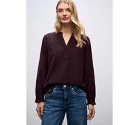 Cordbluse mit Rüschen
