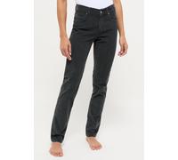 Cordhose ANGELS, Damen, Gr. 38, Länge 28, anthrazit used, Web, Obermaterial: 98% Baumwolle, 2% Elasthan, unifarben, slim fit lang, Hosen Cordhose, Slim Fit (83377438-38) anthrazit used