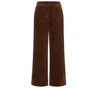 Cordhose BOSS ORANGE "Tacodi Premium Damenmode", Damen, Gr. 44, N-Gr, braun (medium braun 213), Cord, Obermaterial: 73% Baumwolle, 25% Modal, 2% Elasthan, unifarben, lang, Hosen Cordhose, aus Baumwoll