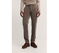 Cordhose BUGATTI "Modern Fit", Herren, Gr. 35, Länge 34, braun (50, braun), 77% Baumwolle, 22% Lyocell, 1% Elasthan, unifarben, normal, Hosen Cordhose, mit Soft Touch & Stretch-Komfort (14833203-35)