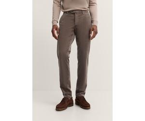 Cordhose BUGATTI "Modern Fit", Herren, Gr. 36, Länge 34, 50, braun, 77% Baumwolle, 22% Lyocell, 1% Elasthan, unifarben, normal, Hosen Cordhose, mit Soft Touch & Stretch-Komfort (14833203-36) 50, braun