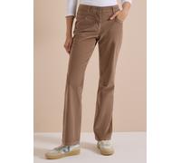 Cordhose CECIL, Damen, Gr. 33, Länge 30, braun (earthy taupe), Cord, 98% Baumwolle, 2% Elasthan, Hosen Cordhose (79632525-33) earthy taupe