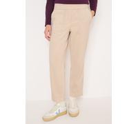 Cordhose CECIL, Damen, Gr. XXL, Länge 28, oat milk beige, Web, 100% Baumwolle, unifarben, loose fit knöchellang, Hosen Cordhose, Middle Waist (49827514-XXL) oat milk beige