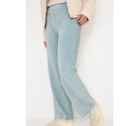 Cordhose CECIL "NEELE", Damen, Gr. M (40), Länge 30, light mint blau, Web, Obermaterial: 65% Baumwolle, 33% Polyester, 2% Elasthan. Futter: 100% Baumwolle, unifarben, loose fit lang, Hosen, mit elasti