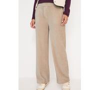 Cordhose CECIL "NEELE", Damen, Gr. XL (44), Länge 30, silbery beige, Web, Obermaterial: 65% Baumwolle, 33% Polyester, 2% Elasthan. Futter: 100% Baumwolle, unifarben, loose fit lang, Hosen, mit elastis