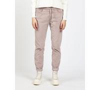 Cordhose GANG "94AMELIE JOGGER", Damen, Gr. 29, Normalgrößen, rosa (etherea), 60% Baumwolle, 38% Lyocell, 2% Elasthan, unifarben, relaxed fit 7/8-Länge, Hosen Cordhose, im 5-Pocket-Style (28097205-29)