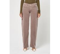 Cordhose GANG "94RIVER", Damen, Gr. 26, N-Gr, braun (light taupe), Cord, Obermaterial: 99% Baumwolle, 1% Elasthan, unifarben, straight fit lang, Hosen Cordhose, im Straight Fit, Low Rise (57900307-26)
