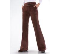Cordhose HEINE, Damen, Gr. 34, Normalgrößen, braun (schoko), 98% Baumwolle, 2% Elasthan, unifarben, Hosen Cordhose (76274629-34) schoko