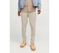Cordhose JACK & JONES "JPSTACE JJCORDUROY CHINO SN", Damen, Gr. 29, Länge 34, gelb (moonbeam), Web, Obermaterial: 98% Baumwolle, 2% Elasthan, unifarben, regular fit normal, Hosen Cordhose (53192103-29