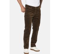 Jan Vanderstorm Comfort Fit Cordhose braun, Einfarbig