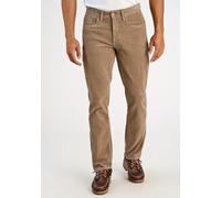 Cordhose LINDBERGH "Cordhose Regular Fit", Herren, Gr. 34, Länge 30, beige (light sand), Obermaterial: 98% Baumwolle, 2% Elasthan, unifarben, regular fit, Hosen Cordhose (91355600-34) light sand