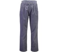 Cordhose LINDBERGH "Cordhose Wide Fit", Herren, Gr. M, grau (blau grau), Obermaterial: 98% Baumwolle, 2% Elasthan, unifarben, weit, Hosen Cordhose (91366143-M) blau grau