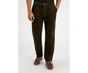 Cordhose LINDBERGH "Cordhose Wide Fit", Herren, Gr. XL, braun (army), Obermaterial: 98% Baumwolle, 2% Elasthan, unifarben, weit, Hosen Cordhose (38517749-XL) army