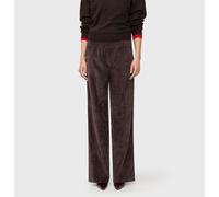 Cordhose MAC "CHIARA", Damen, Gr. 44, Länge 30, truffle braun, Web, Obermaterial: 90% Polyester, 8% Polyamid, 2% Elasthan, unifarben, casual, loose fit, Hosen Cordhose, mit weitem Bein (50406524-44) t