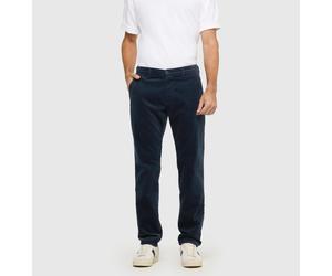 Cordhose MAC "Driver Pants", Herren, Gr. 33, Länge 32, blau (midnight blau), Web, Obermaterial: 98% Baumwolle, 2% Elasthan, unifarben, schmal lang, Hosen Cordhose, mit Stretch (24033514-33) midnight b