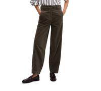 Cordhose MARC O'POLO, Damen, Gr. 36, N-Gr, braun, Cord, Obermaterial: 98% Baumwolle, 2% Elasthan, barrel fit lang, Hosen Cordhose, Model: Minu barrel aus Bio-Baumwolle-Mix (28674406-36) braun