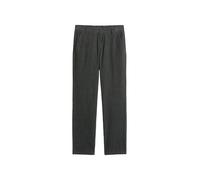 Chinohose MARC O'POLO "mit Höhen-Tiefen-Effekt", Herren, Gr. 34, Länge 32, grün (charcoal), Obermaterial: 100% Baumwolle, unifarben, regular fit normal, Hosen Chinohose (97358206-34) charcoal