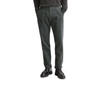 Cordhose MARC O'POLO "Osby Pleats", Herren, Gr. 36, Länge 30, mangrove, Cord, Obermaterial: 100% Baumwolle, Hosen Cordhose, tapered fit, aus reiner Bio-Baumwolle (25833244-36)