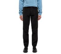 Cordhose MUSTANG "Style Tramper Straight", Herren, Gr. 40, Länge 34, schwarz (pirate schwarz), Cord, Obermaterial: 100% Baumwolle, straight fit lang, Hosen Cordhose (91346745-40)