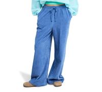 Cordhose ROXY "Lekeitio Knit", Damen, Gr. M, dutch blau, Obermaterial: 68% Walkfrottier, 30% Microfaser, 2% Elasthan;, Hosen Cordhose (54319414-M) dutch blau