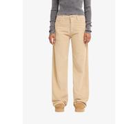 Cordhose ROXY "SURF CRUSH CORD", Damen, Gr. S, N-Gr, pebble, Obermaterial: 100% Baumwolle, Hosen Cordhose, Wide-Leg-Passform, mit markanter Cord-Struktur, sportlicher Stil (39887605-S) pebble