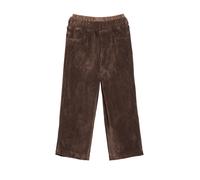 Cordhose S.OLIVER JUNIOR, Mädchen, Gr. 116, N-Gr, braun, Cord, Obermaterial: 88% Polyester, 10% Polyamid, 2% Elasthan, unifarben, baggy fit lang, Hosen Cordhose, im Baggy Style / Gummizug / für Boys (