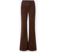 Cordhose HEINE, Damen, Gr. 44, Normalgrößen, braun (schoko), 98% Baumwolle, 2% Elasthan, unifarben, Hosen Cordhose (76274629-44) schoko