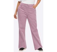 Cordhose SHEEGO, Damen, Gr. 48, Normalgrößen, mauve, 98% Baumwolle, 2% Elasthan, unifarben, Hosen Cordhose (73696668-48) mauve
