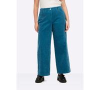 Cordhose SHEEGO, Damen, Gr. 48, Normalgrößen, topas, 98% Baumwolle, 2% Elasthan, unifarben, Hosen Cordhose (33321812-48) topas